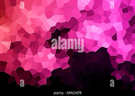 Farbenfrohe abstrakte geometrische Hintergrund mit soliden Zahlen. Abstrakte moderne Hintergrund mit rosa und weißen Polygone. Stockfoto