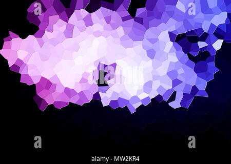 Abstrakte moderne Hintergrund mit geometrischen Muster von verschiedenen lila und blau Polygone und Dreiecke Stockfoto