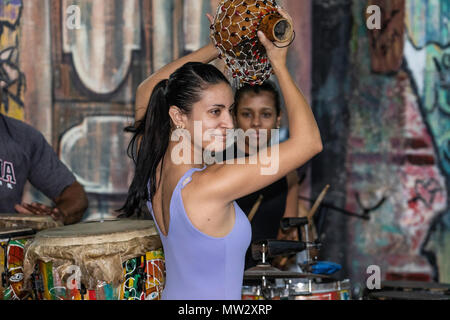 Künstler aus der Habana Compas Dance Company in Havanna, Kuba Stockfoto