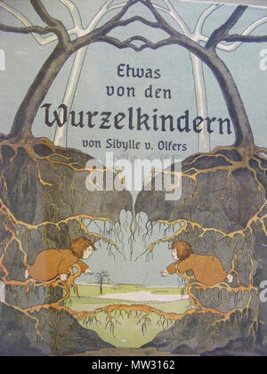 . English: "Etwas von den Wurzelkindern" von Sibylle von Olfers († 29. Januar 1916), erschienen 1906. 3. November 2009. User: Mattes 196 Etwas von den Wurzelkindern - Buchdeckel Stockfoto