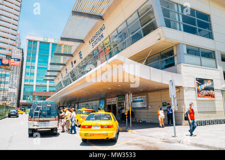 Kaohsiung, Taiwan - 6. Mai 2018: Bahnhof Kaohsiung Stockfoto