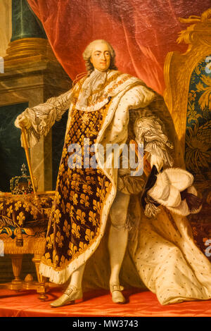 England, London, Hertford House, die Wallace Collection, Gemälde von Louis XV Der Studio von Louis-Michel Van Loo Stockfoto