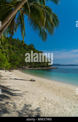 Insel als Maxima Insel oder Paradise Island, Port Barton, Palawan, Philippinen bekannt. Stockfoto