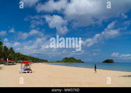 Nacpan Strand, El Nido, Palawan, Philippinen Stockfoto