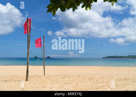 Nacpan Strand, El Nido, Palawan, Philippinen Stockfoto