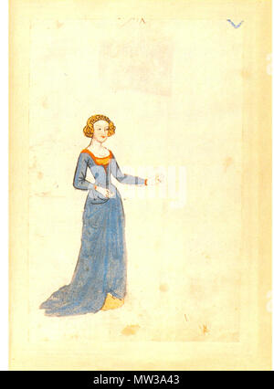 . Ingeram-Codex der ehemaligen Bibliothek Cotta Cxjx (überklebt) Jungfrau ohne Banner 668 Ingeram Codex 212 Stockfoto