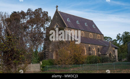 Str Thomas von Aquin Katholische Kirche, Clunes, Victoria, Australien Stockfoto