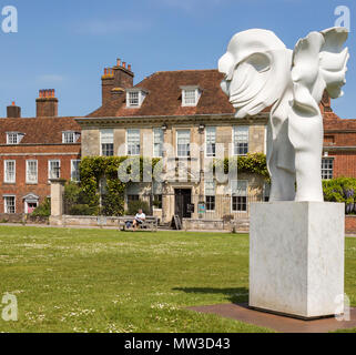 Achtzehnten Jahrhundert georgianische Architektur von Mompesson House, Kathedrale, Salisbury, Wiltshire, England, Großbritannien Stockfoto