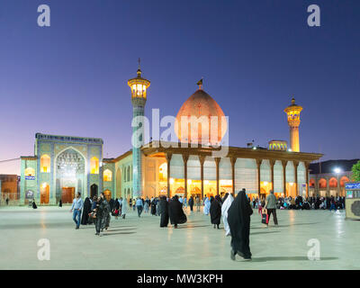 Aramgah-e Shah-e Cheragh Komplex, Shiraz, Iran Stockfoto