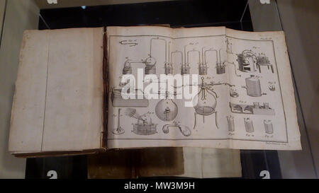 50 Antoine Lavoisier "Traité Élémentaire de Chimie, 1789 Stockfoto