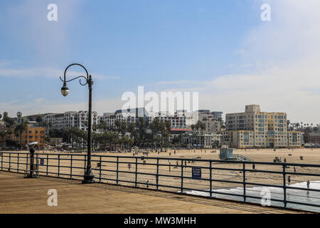 Santa Monica pier Stockfoto