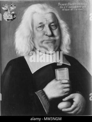 . English: Bild in der Tübinger Professorengalerie. 15 Februar 2014, 11:10:59. Unbekannter Maler 540 Samuel Hafenreffer 1587-1660 Stockfoto