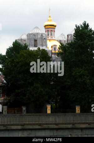 . Ein Kosak Kirche der Kreuzerhöhung (Obvodny Canal, St.Petersburg, 1760 erbaut). August 2010. User: Ghirlandajo 478 Petersburg Kosak Kirche Stockfoto