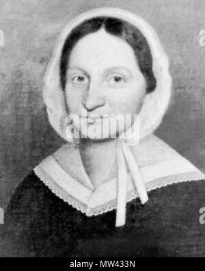 . Mary Lyon (1797-1849), Detail der ein Ölgemälde von einem unbekannten Künstler; in der Sammlung des Mount Holyoke College, South Hadley, Massachusetts. . Unbekannt 404 Mary Lyon junge Stockfoto