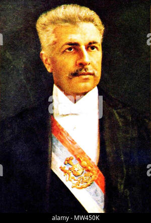 . Español: Pedro Elías Pablo Montt Montt (Santiago de Chile, 29 de Oct de 1849 - Bremen, Alemania, 16 de Agosto de 1910). Presidente de Chile los años Entre 1906 y 1910. Inicios Del Siglo XX. Unbekannt 423 Retrato Pedro Montt Stockfoto