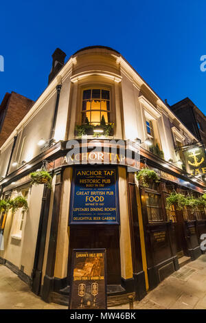England, London, Southwark, Anchor Pub Tippen Stockfoto
