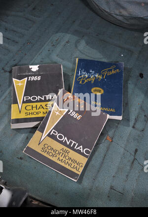 1966 Pontiac Bonneville Coupe Classic American Auto, einem riesigen 2-türigen Coupé Stockfoto