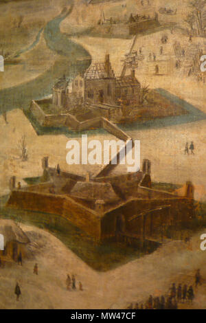 557 Belagerung von Jülich 1622 von Peter Snayers-Detail 07. Stockfoto