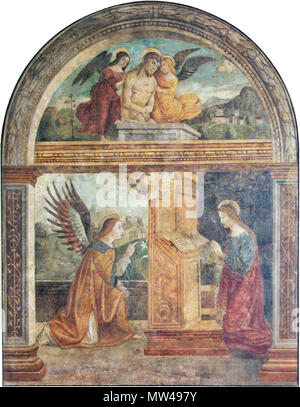 . Italiano: Annunciazione (floriano ferramola, Monastero di Santa Croce, Brescia). Vom 9. Dezember 2011, 01:28:05. Floriano Ferramola (1480-1528) Alternative Namen Floriano Ferramola, Fioravante Ferramola Beschreibung italienischer Maler Geburtsdatum / Tod 1480 vom 3. Juli 1528 Ort der Geburt / Todes Brescia Brescia Brescia Behörde arbeiten Ort: Q 3746743 VIAF: 95871775 ISNI: 0000 0001 1690 5259 ULAN: 500030847 LCCN: Nr. 2012132107 GND: 130014087 WorldCat 48 Annunciazione (floriano ferramola) Stockfoto