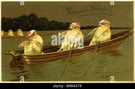 . Englisch: Alte Russische Ostern Postkarte. Vor 1917. Unbekannt 5 16. Alte russische Ostern Postkarte Stockfoto