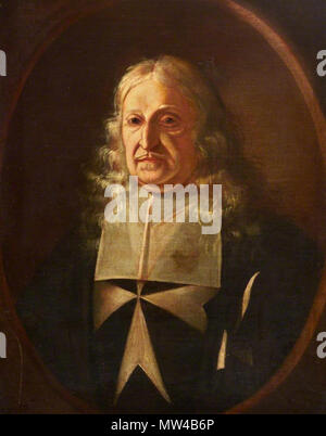 . Français: Anonyme, Portrait de Gregorio Carafa, Grand-Maître de l'ordre de Malte, seconde moitié du XVIIe siècle", huile sur toile, 82 x 64 cm, Londres, Museum des Ordens des Hl. Johannes. XVIIe siècle. Artiste anonyme, XVIIe siècle 254 Gregorio Carafa Stockfoto