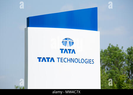 Die TATA Technologies Europäischen Innovations- und Entwicklungszentrum in Leamington Spa, England. Stockfoto