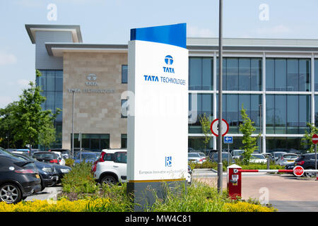 Die TATA Technologies Europäischen Innovations- und Entwicklungszentrum in Leamington Spa, England. Stockfoto