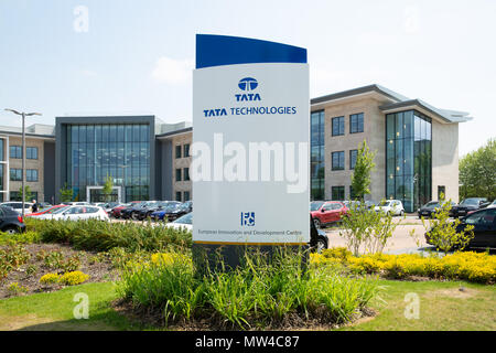 Die TATA Technologies Europäischen Innovations- und Entwicklungszentrum in Leamington Spa, England. Stockfoto