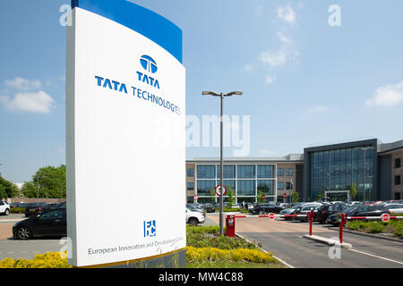 Die TATA Technologies Europäischen Innovations- und Entwicklungszentrum in Leamington Spa, England. Stockfoto