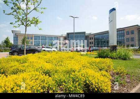 Die TATA Technologies Europäischen Innovations- und Entwicklungszentrum in Leamington Spa, England. Stockfoto