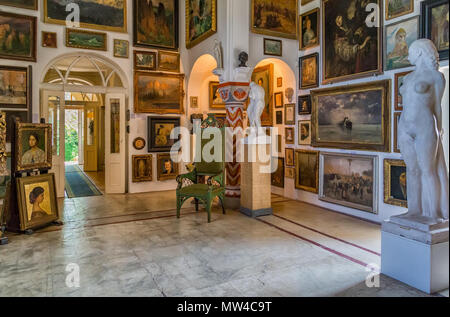 Innere des berühmten bory Schloss in Ungarn, entworfen von jenö Bory. Die Burg wurde von bory selbst mit seinen eigenen Händen gebaut, für vierzig Jahre. Stockfoto