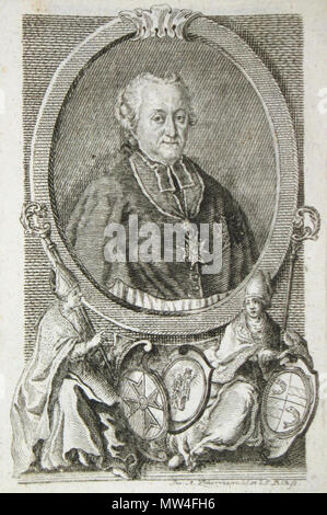 . Englisch: Joseph Ferdinand Guidobald von spaur (1705-1793), pfalz-bayerischen Hofbischof. 29 November 2012, 10:16:01. Joseph Anton Zimmermann (Stecher), 1705-1797 568 Spaur Joseph Ferdinand Portrait 1791 ein Stockfoto