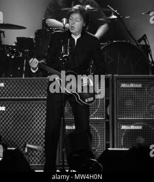 Manchester, UK, Sir Paul McCartney führt mit seinem bnd zu einem Ausverkauf Manchester Arena Masse, Kredit Ian Fairbrother/Alamay Stockfotos Stockfoto