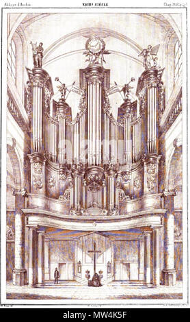 23 Abbaye d'Anchin-Les Orgues de La Collégiale Notre-Dame de Douai Stockfoto