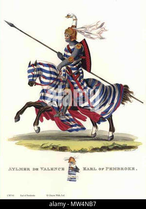 . Englisch: Earl of Pembroke. . Jahrhundert 175 Earl of Pembroke Stockfoto