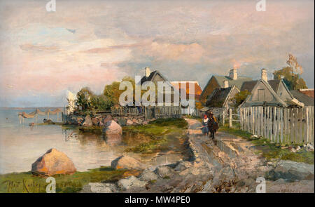 . Englisch: Julius von Klever: "Fishermen's Village in Haapsalu. Unterzeichnen. -97. Öl auf Leinwand 30 x 47 cm. Русский: Юлий Юльевич Клевер: РЫБАЦКАЯ ДЕРЕВУШКА В ГАПСАЛА. Подпись и Дата: -97. , Холст масло. 30 х47 См. 1897. Julius Sergius von Klever (1850 - 1924) Alternative Namen Russisch: Юлий Юльевич Клевер Beschreibung russische Maler und Hochschullehrer Geburtsdatum / Tod 19. Januar 1850 (im Julianischen Kalender) 24 Dezember 1924 Ort der Geburt / Todes Dorpat Saint Petersburg Authority control: Q 89421 VIAF: 72594289 ISNI: 0000 0000 6688 3859 ULAN: 500012325 LCCN: Nr. 2009114798 GND: 133839656 werde Stockfoto