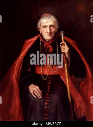 . John Henry Newman. 1889, Artwork ist über 100 Jahre alt. Emmeline Deane 321 John Henry Newman (von Emmeline Deane) Stockfoto