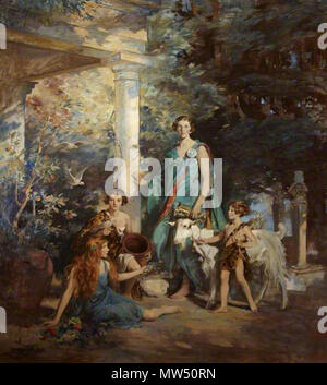 Circe und die Sirenen A Gruppe Portrait von der Honourable Edith