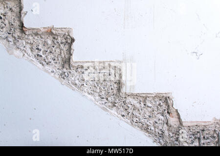 Hintergrund der Struktur Zement Treppe Stockfoto