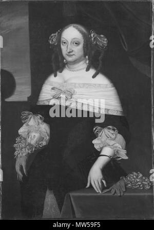 Grh 0031 sv 454 Okänd tysk furstinna - Nationalmuseum - 14700 Stockfoto