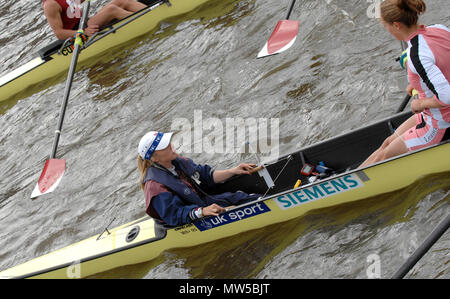 In Henley, GROSSBRITANNIEN, Freitag, 06.07.2007. Henley Royal Regatta, Henley Regatta, remenham Challenge Cup GBR W8+, Thames RC und Leander Club, Stockfoto