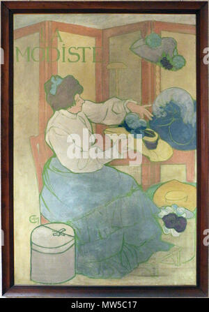 . Italiano: La modista Français: La Modiste. 1893-96 Ca. 36 Sailko Alexandre Charpentier, La modista, 1893-96 ca Stockfoto