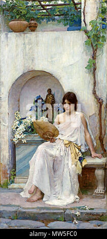 . Englisch: Flora in weißer Kleidung, 1890. 2 Juni 2016, 02:00:26. John William Waterhouse (1849-1917) Alternative Namen J. W. Waterhouse; John Waterhouse Beschreibung British-Italian Maler Geburtsdatum / Tod 6. April 1849 10. Februar 1917 Ort der Geburt / Tod Rom London Arbeiten Zeitraum 1870 - 1917 Standort Großbritannien Authority control: Q 212754 VIAF: 8187046 ISNI: 0000 0000 8195 6522 ULAN: 500027032 79044158 LCCN: n NLA: 35940754 WorldCat 210 Pflanzen (Waterhouse) Stockfoto