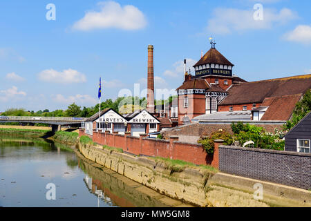 Harveys Brauerei Lewes, East Sussex gegründet 1790 Stockfoto