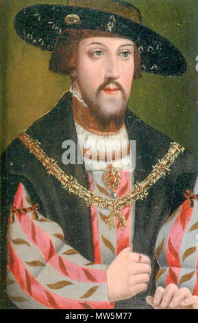 . Porträt von König Ludwig II. von Ungarn. 16 340 König Ludwig II. von Ungarn Stockfoto