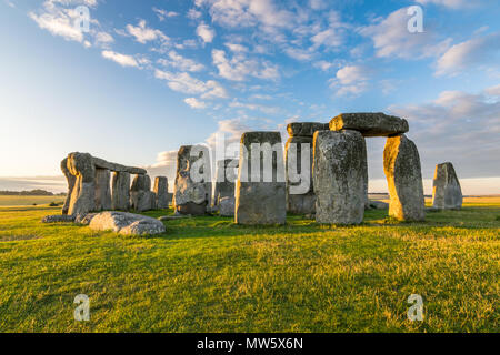 Stonehenge bei Sonnenaufgang Stockfoto