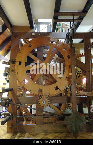 Clockwerk der Ersten Welt größte Kuckucksuhr im Village Schonach, Schwarzwald, Baden-Württemberg, Deutschland, Europa Stockfoto