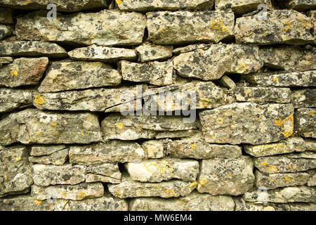 Old Cotswold Stonewall abstrakte Textur Hintergrund für Designer 3d Künstler und Fotografen Stockfoto