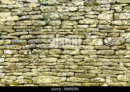 Old Cotswold Stonewall abstrakte Textur Hintergrund für Designer 3d Künstler und Fotografen Stockfoto