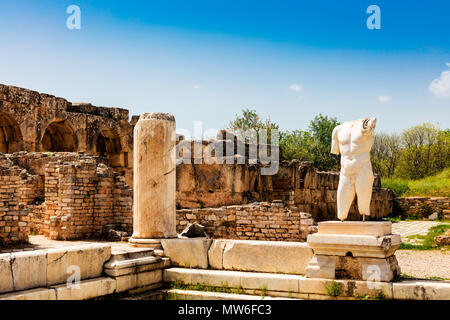 Archäologische Stätte von Helenistic Stadt Aphrodisias in westlichen Anatolien, Türkei. Stockfoto